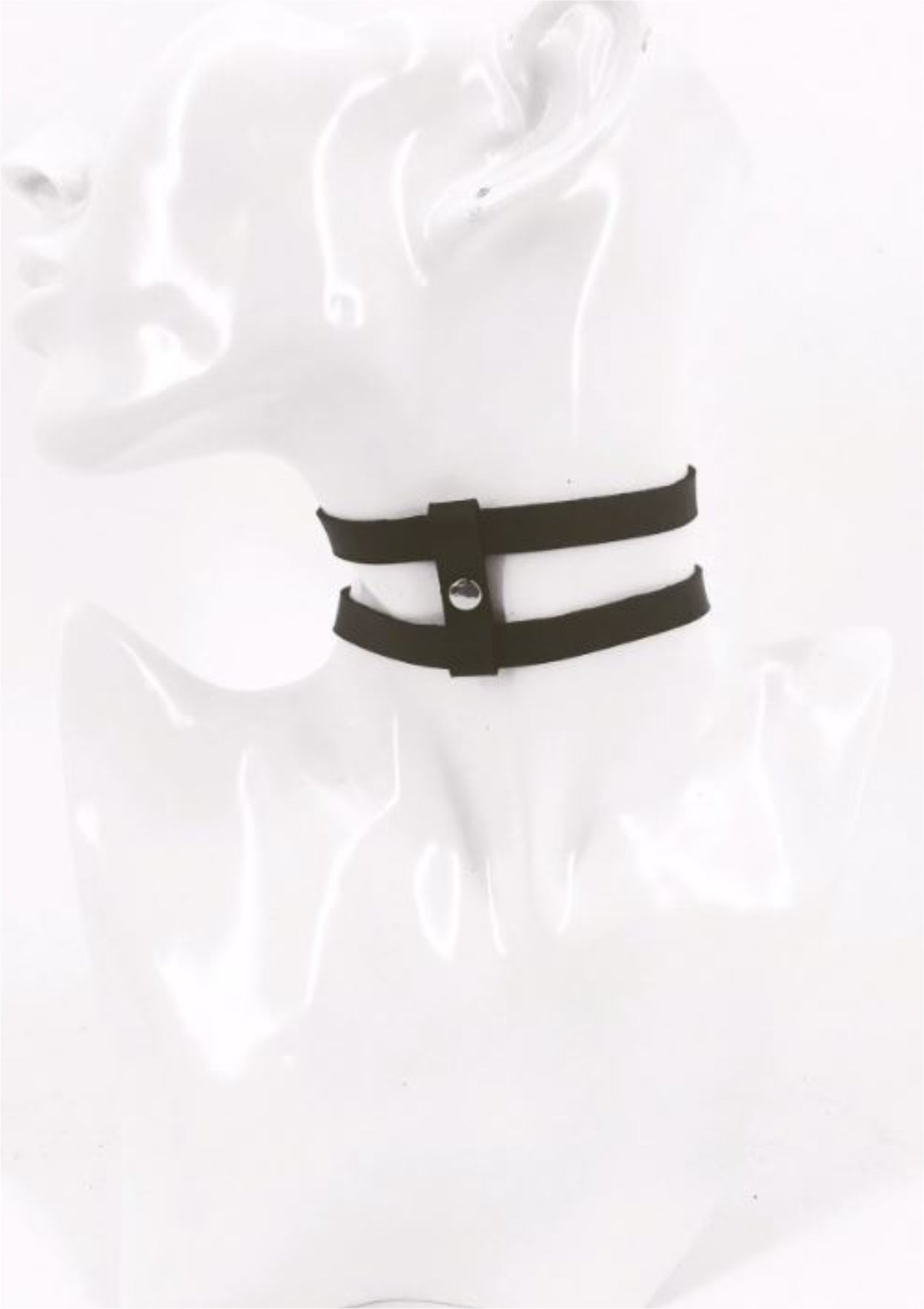 Roma Leather Choker - Amoreze