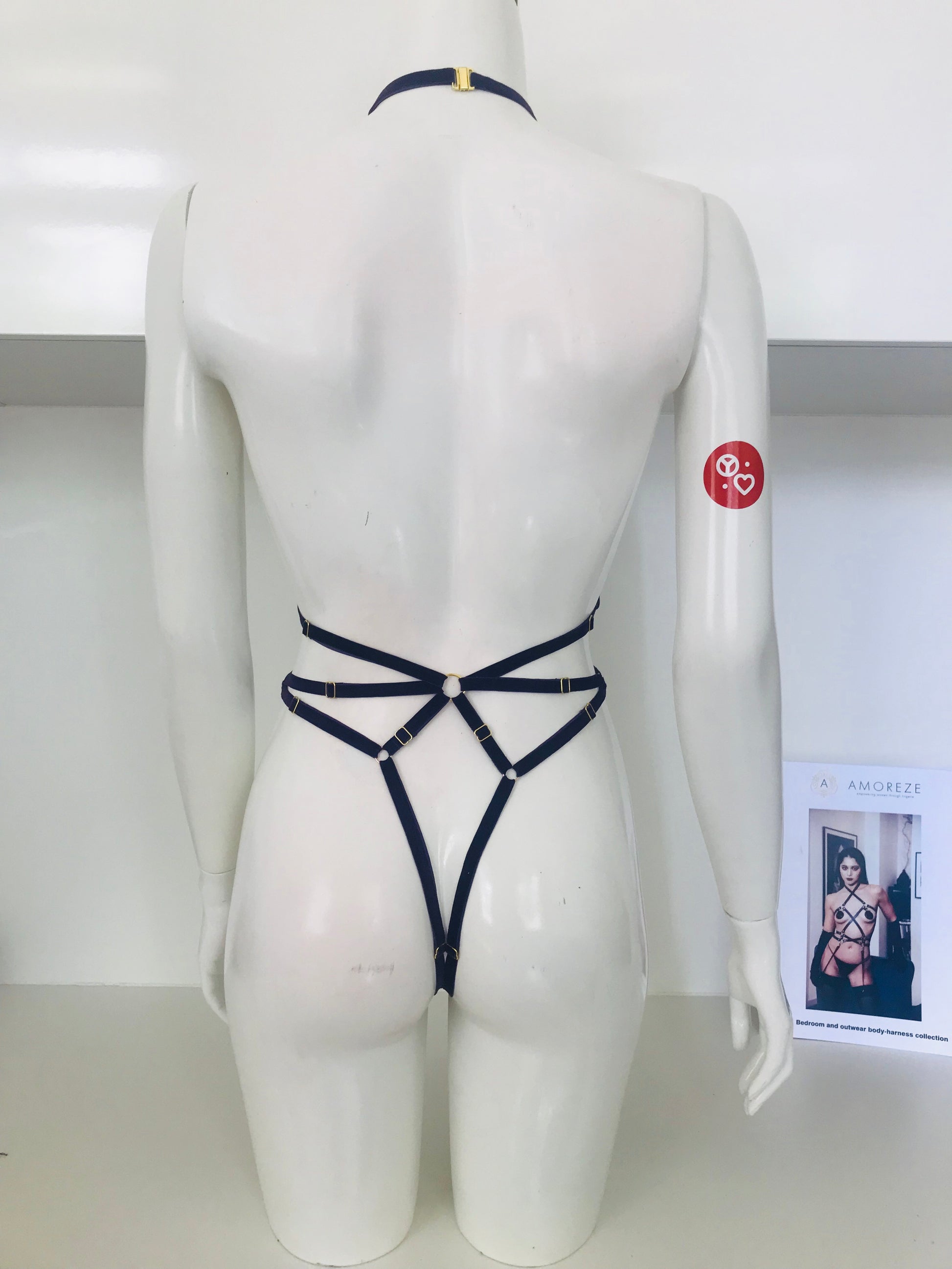 Julie Playsuit Stretch Lila - Amoreze