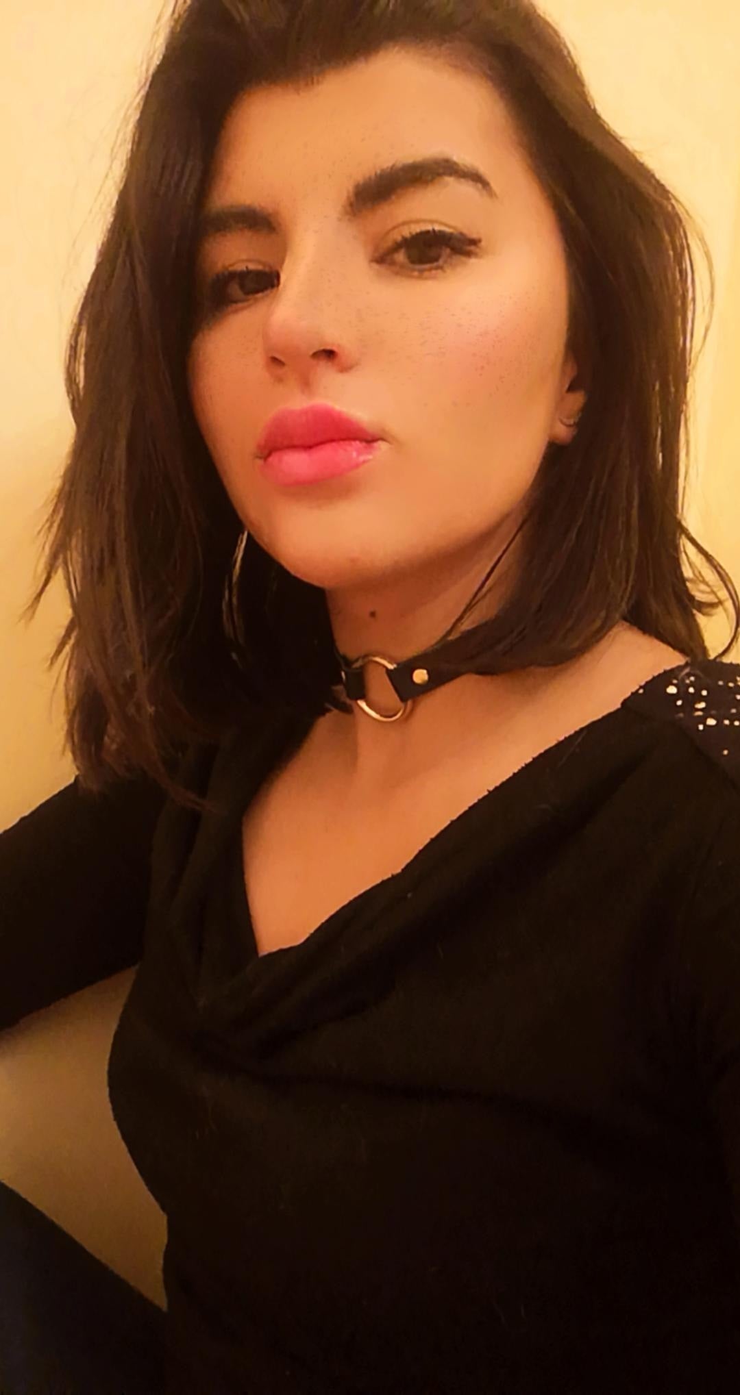 Leather collar Leather choker necklace Gothic leather choker Leather choker with spikes Handmade leather choker