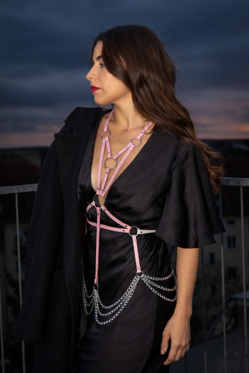 How to Style a Leather Harness: With Dresses, Jeans, and for a Night Out