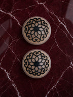 Black Filigree Scroll Nipple Pasties