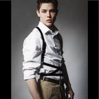 Artisan leather harness - side detail