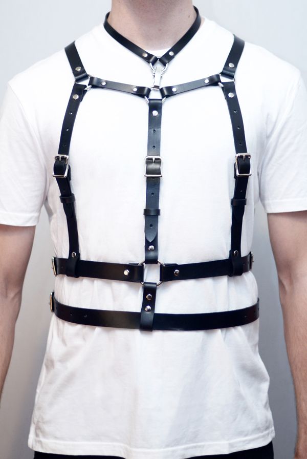 The Artist leather harness for men