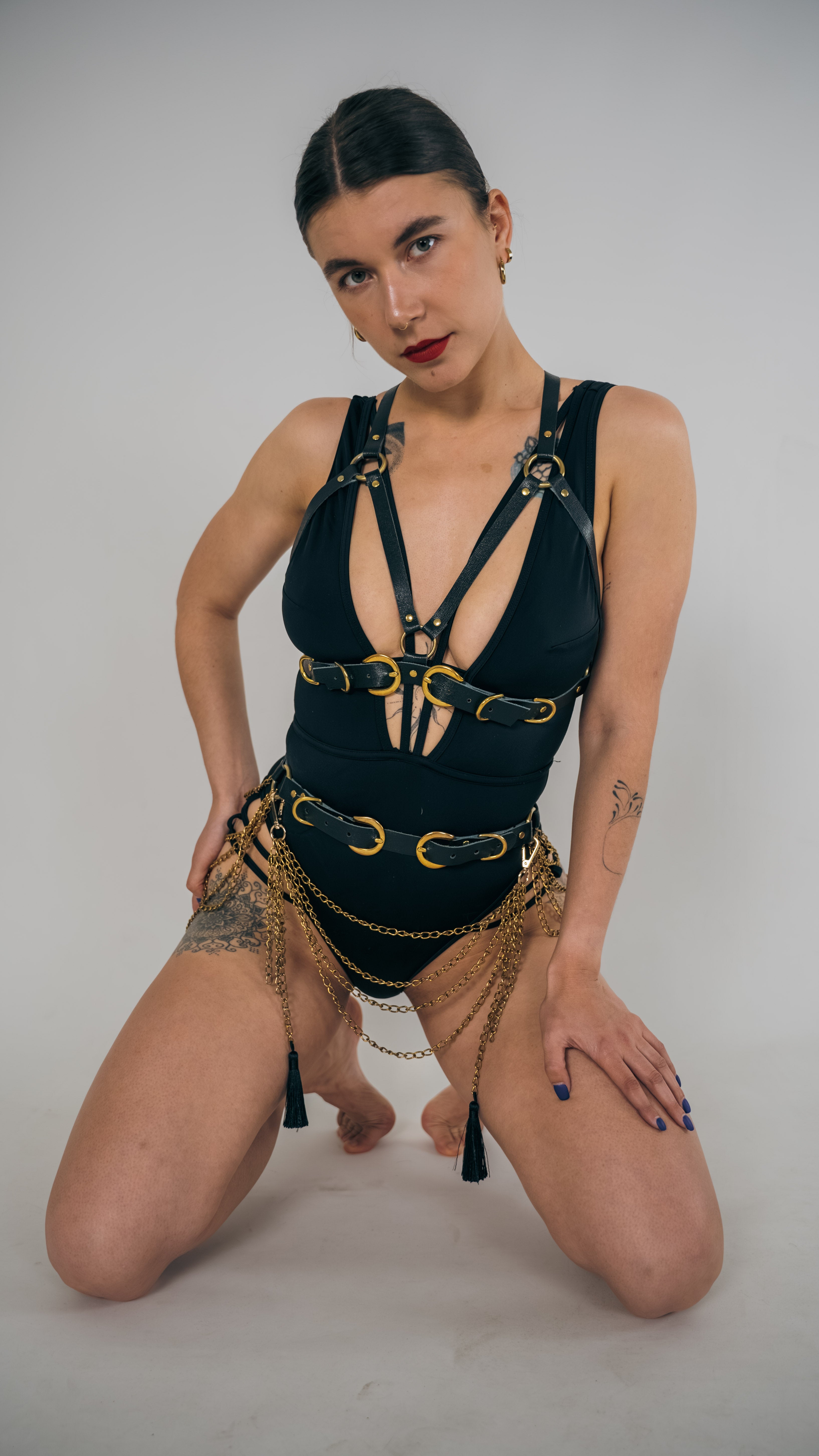 Leather Temptation Set of 2 harnesses