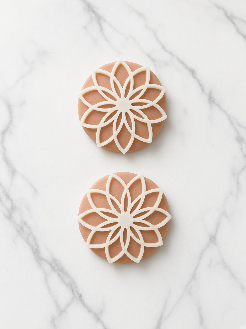 White Lotus Silicone Nipple Pasties – Reusable