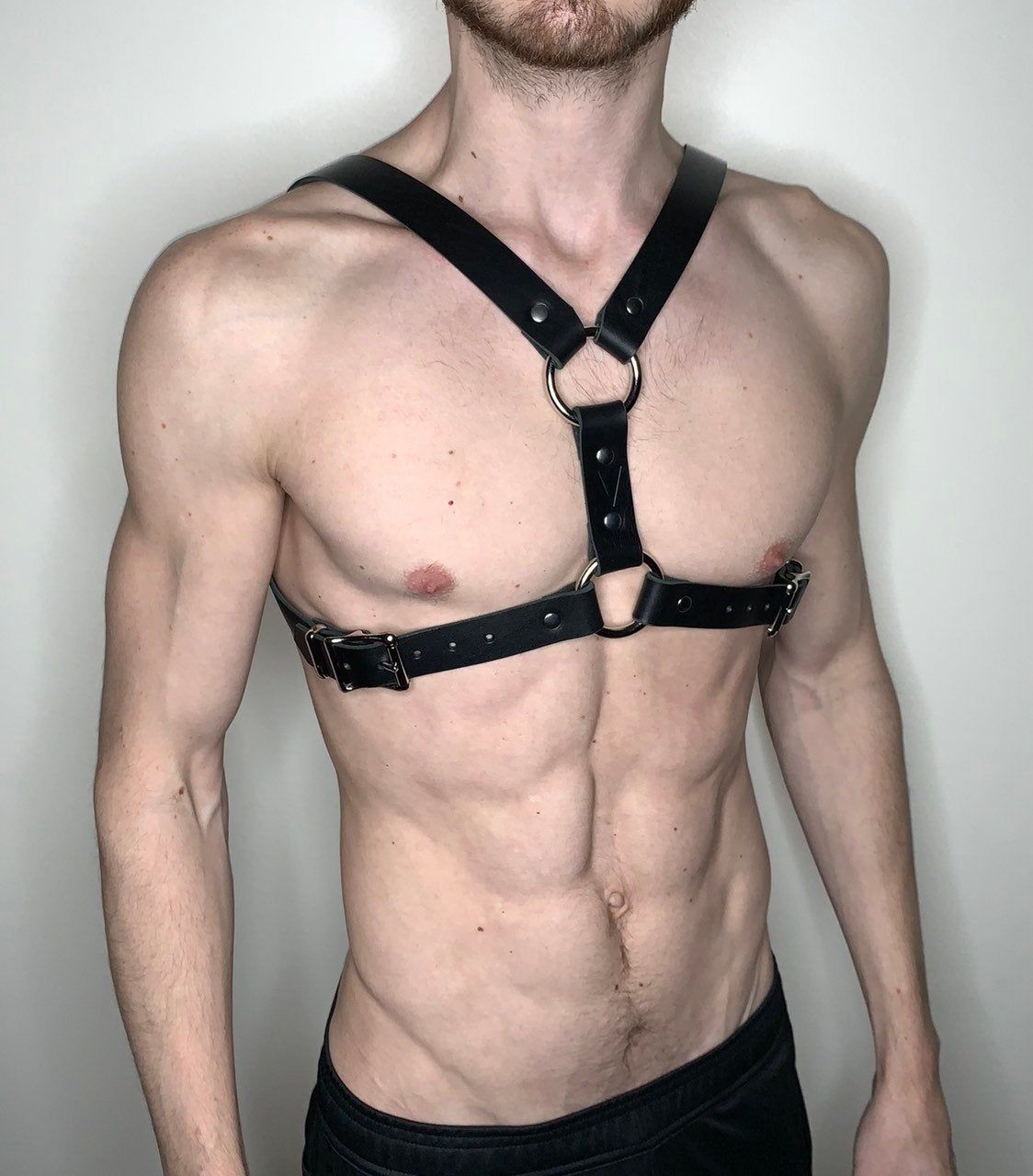 The Accolade leather harness for men
