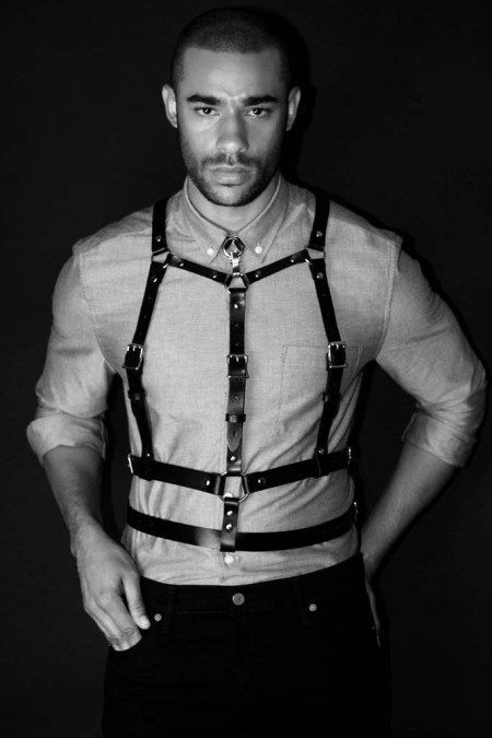 The Artist leather harness for men