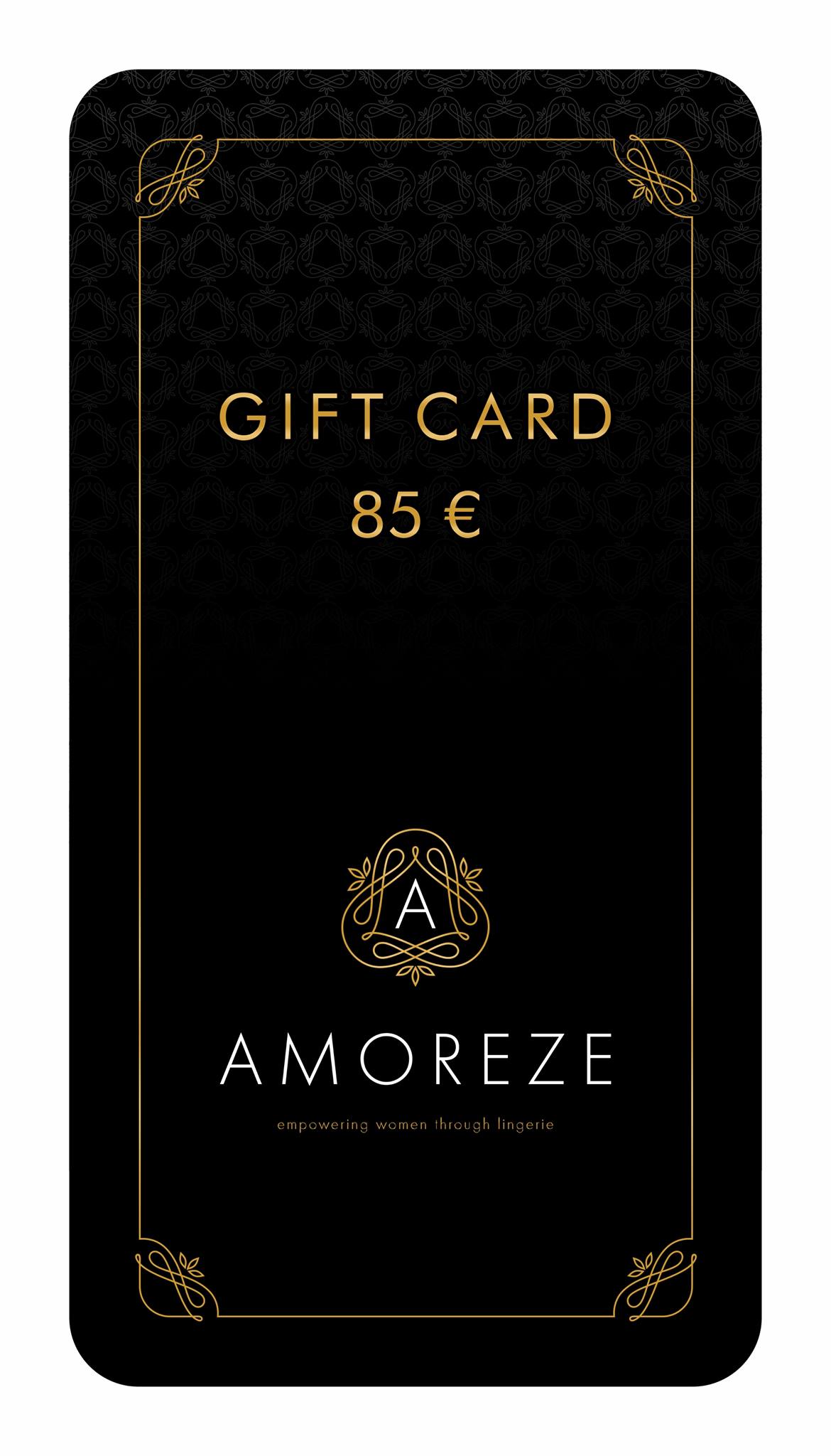 Gift card  - 85 Euro - Amoreze