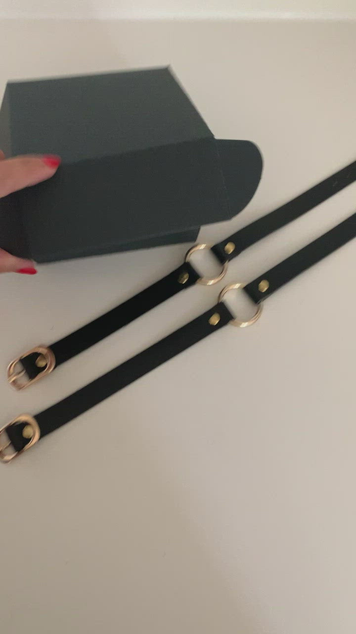 Leather collar Leather choker necklace Gothic leather choker Leather choker with spikes Handmade leather choker