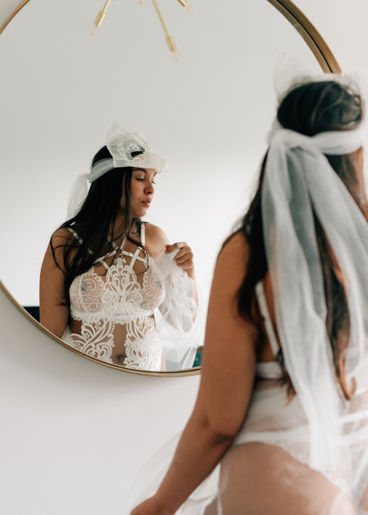 Lorie lingerie playsuit : bridal collection - Amoreze