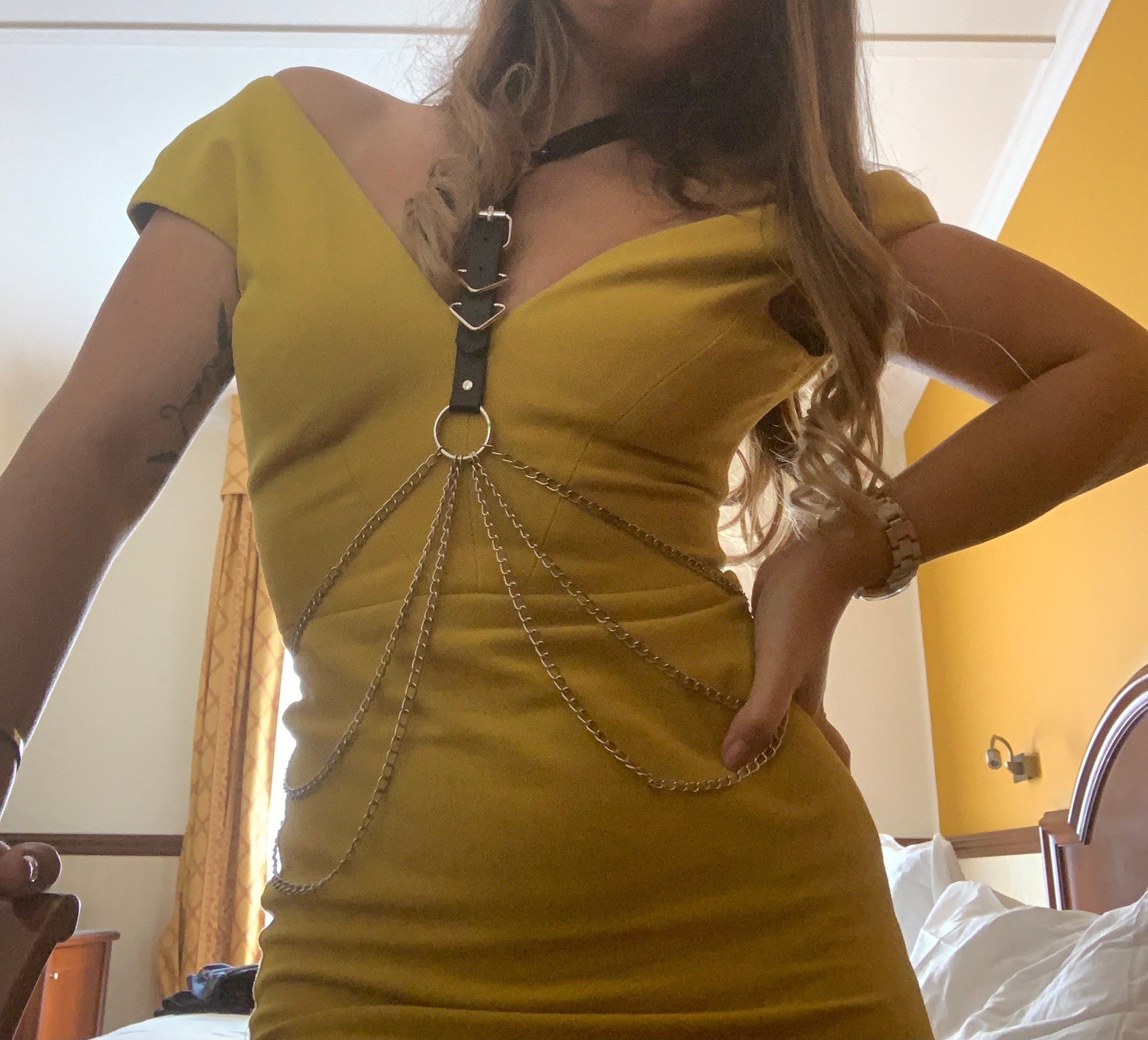 Freya bra Leather Harness