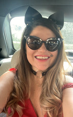 Halloween pack: leather choker + ears