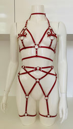 harness damen, leder harness damen ,harness damen body, harness damen oberkörper ,body harness frauen ,leder harness ,harnisch ,frauen leder harness ,damen body leg harness strumpfband leder ledergeschirr ,frauen harnisch, leather harness,garters belts ,  Leg garters German lingerie for women Full bodysuit  Harness lingerie sustainable fashion Guilt free fashion Leather lingerie Norwegian lingerie