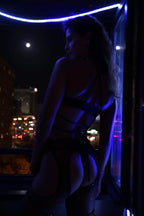 Rhinestone fishnet stockings - Amoreze