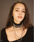Leather collar Leather choker necklace Gothic leather choker Leather choker with spikes Handmade leather choker
