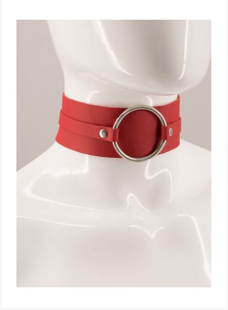 Tom Boy Leather Choker - Amoreze, Leather choker Leather collar Handmade leather choker Custom made leather choker Gothic leather choker Leather choker with spikes