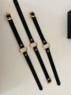 Leather collar Leather choker necklace Gothic leather choker Leather choker with spikes Handmade leather choker