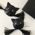 Cat shaped leather nipple pasties - Amoreze