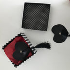 Heart shaped leather nipple pasties - Amoreze