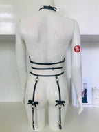 harness damen, leder harness damen ,harness damen body, harness damen oberkörper ,body harness frauen ,leder harness ,harnisch ,frauen leder harness ,damen body leg harness strumpfband leder ledergeschirr ,frauen harnisch, leather harness,garters belts ,  Leg garters German lingerie for women Full bodysuit  Harness lingerie sustainable fashion Guilt free fashion Leather lingerie Norwegian lingerie
