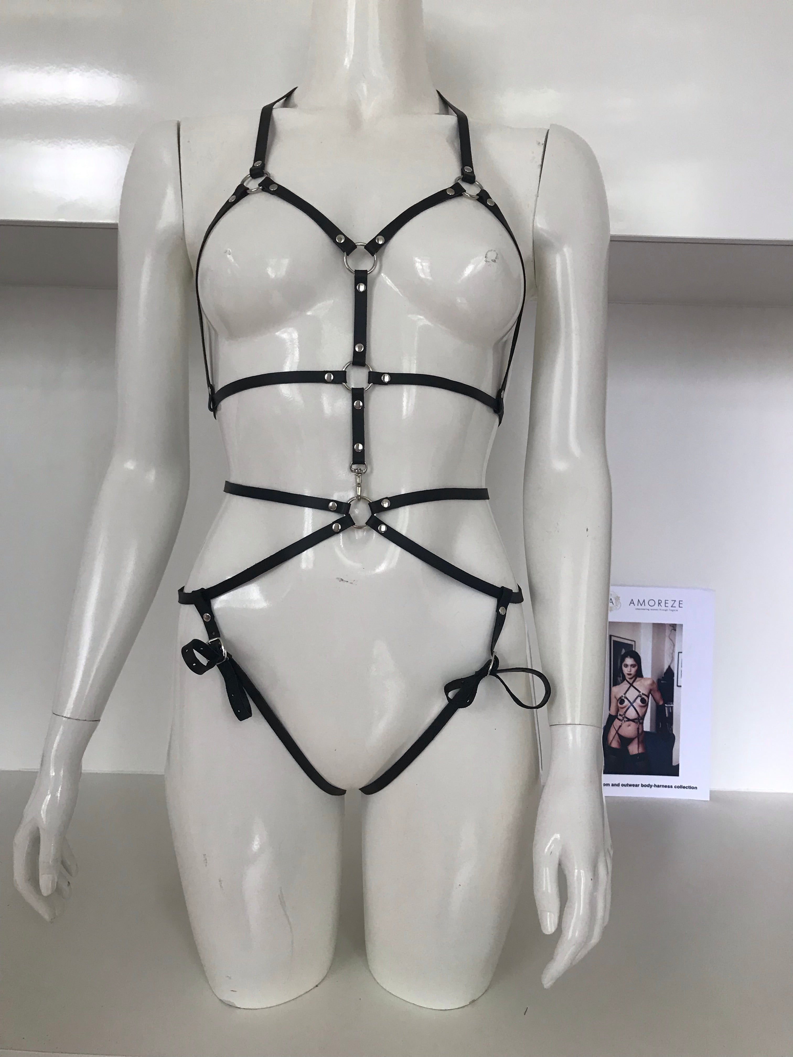 harness damen, leder harness damen ,harness damen body, harness damen oberkörper ,body harness frauen ,leder harness ,harnisch ,frauen leder harness ,damen body leg harness strumpfband leder ledergeschirr ,frauen harnisch, leather 'harness,garters belts , 'German lingerie for women' 'Full bodysuit ' 'Harness lingerie' 'sustainable fashion' 'Guilt free fashion' 'Leather lingerie' 'Norwegian lingerie' 'body harness lingerie' ‘sexy harness lingerie’