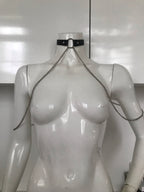 Alexia Leather Choker - Amoreze, Leather collar Leather choker necklace Gothic leather choker Leather choker with spikes Handmade leather choker 